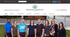 Desktop Screenshot of kawarthatherapeutic.com